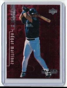 1999 Upper Deck Black Diamond Double Edgar Martinez #1162/3000 Seattle Mariners - Picture 1 of 2