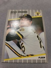 Doug Drabek Pittsburgh Pirates 1989 Fleer and Sid Bream 204#