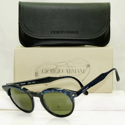 Gafas de sol Giorgio Armani 1997 vintage azul verde retro Havana para hombre 901 025 Foto 1 de 4