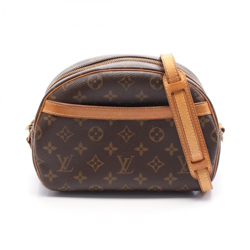 LOUIS VUITTON（LV） Borsa a tracolla Louis Vuitton Blois M51221 monogramma tela pelle marrone usata donna