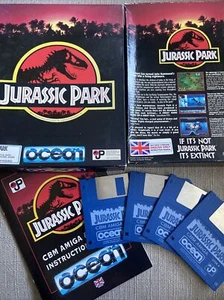 Jurassic Park AMIGA 500 600 1200 1500 Big Box Classic 1992 Vintage Spiel von Ocean - Bild 1 von 16