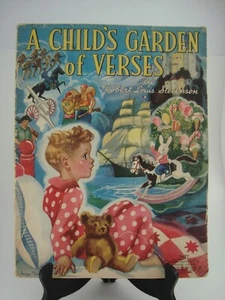 Vintage 1939 George Trimmer A Child's Garden Of Verses Robert Louis Stevenson - Picture 1 of 11