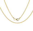 9ct Gold Spiga Wheat 2mm Chain Necklace