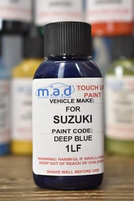 MYLDAN SUZUKI DEEP BLUE - 1LF PAINT TOUCH UP KIT 30ML MOTORBIKE SCOOTER BIKE GXSR CYCLE