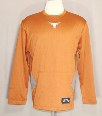 Camisa térmica Majestic Section 101 Texas Longhorns naranja gris L/S para hombre talla mediana Foto 1 de 4