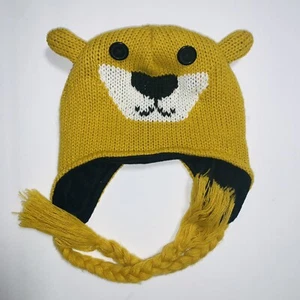 Bundle: Flipeez Monkey Hat And Knit Yellow Bear Hat Childrens S - Picture 1 of 9