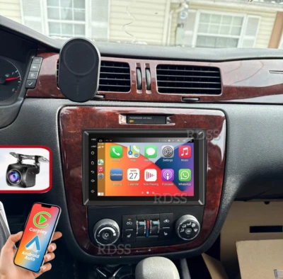 7" CarPlay For 2006-2012 Chevrolet Impala Car Radio Android Auto GPS Navi WiFi Foto 1 de 4