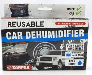 Zarpax Reusable Car Dehumidifier with Humidity Indicator Leak Proof Absorbs Damp - Picture 1 of 5