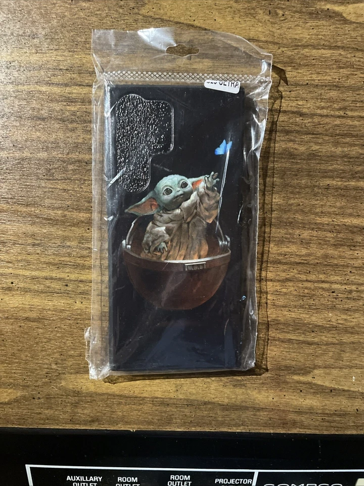 Case Phone Cover For S23 Ultra. Stars Gocu? Baby Yoda Reaching For A Butterfly. - Image 1 of 1