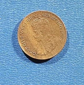 1925 Canada small Cent - better date - Solid AU stk#k874 - Picture 1 of 9