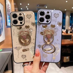 Telefono Protector Cober Funda Para iPhone 15 14 13 12 Pro Max cáscara con Apoyo - Photo 1 sur 11