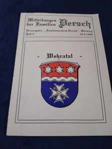 Mitteilungen der Familien Dersch Marburg Heft Nr. 9 1986 - Bild 1 von 1