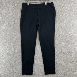 Cynthia Rowly Women's Dress Pants Size 6 Black Low Rise Tapered - Picture 1 of 11