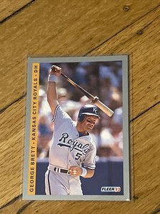 1993 Fleer Baseball - #236 - George Brett - Kansas City Royals…