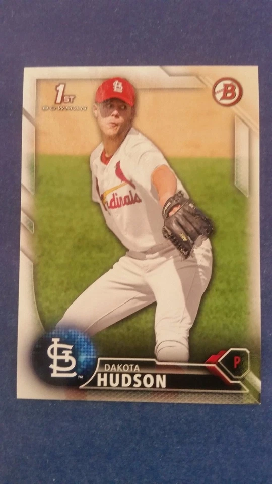 DAKOTA HUDSON 2016 1st BOWMAN DRAFT CARD #BD-6 CARDINALS (10-CARD PROSPECT LOT) - Image 1 of 1