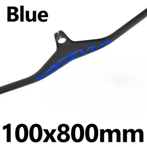 Carbon MTB Integrated Handlebar with Stem 28.6mm 70/80/90/100mm Angle -17 Degree - Picture 1 of 38