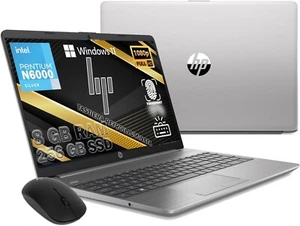 HP 250 G9 Notebook INTEL N6000, RAM 8GB, SSD 256GB, Windows 11 Pro Mouse - Foto 1 di 7