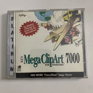 Key Mega Clipart 7000 For PC CD-ROM Windows - Picture 1 of 4