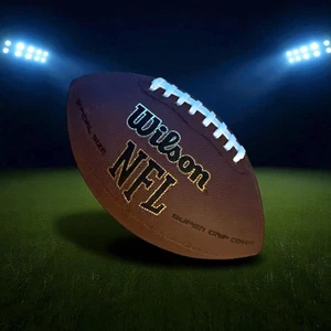 NFL WILSON SUPER GRIP FOOTBALL OFFICIAL SIZE WTF 1795 EUC - Picture 1 of 1