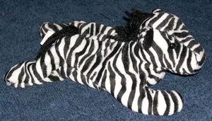 Ziggy the Zebra, Ty Beanie Baby (1995), con etiquetas, pellets de PVC - Imagen 1 de 1