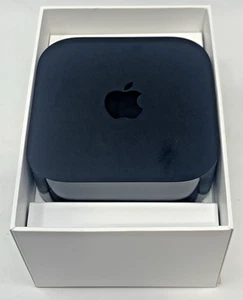 Apple TV 4K A2843 Wi-Fi + Ethernet 128GB With Remote BLACK In Box -Excellent - Picture 1 of 7