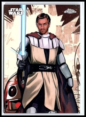 2025 Topps Chrome Star Wars Obi-Wan Kenobi Galactic Graffiti #GG-15 - Image 1 of 4