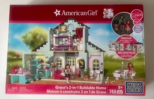 American Girl Mega Bloks Grace's 2-in-1 Buildable Home (749 Pieces) NIB - Picture 1 of 6