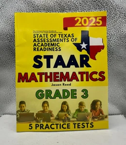 STAAR Grade 3 Math Ultimate Practice Workbook - Picture 1 of 5