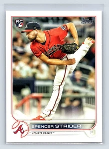 Spencer Strider 2022 Topps #509b Atlanta Braves RC 3-15 - Bild 1 von 2