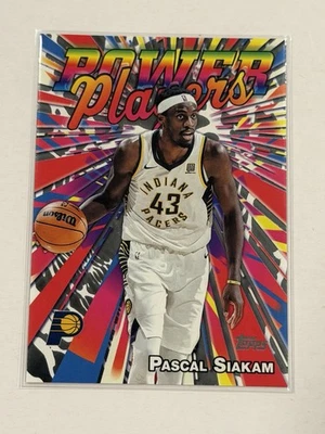 2025-26 Topps - Power Players Pascal Siakam #PP-3 - Image 1 of 3