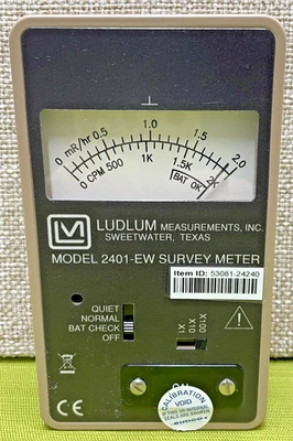 Medidor de topografía Ludlum Measurements modelo 2401-EW Foto 1 de 4