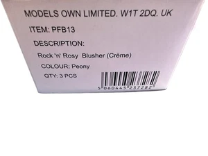 Models Own Rock N Rosy Creme Blusher, Colour Peony QTY3pcs - Picture 1 of 8