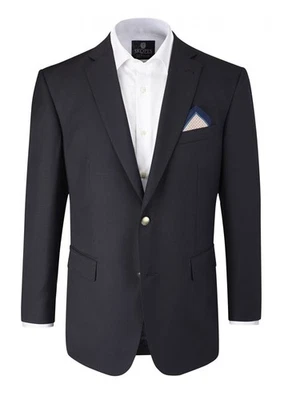 Skopes Henley Azul Marino Lana Mezcla Blazer - Imagen 1 de 3