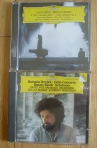 SAINT-SAENS SONATA DVORAK CELLO CONCERTO BLOCH MISCHA MAISKY 2 x DG CD LOT - Picture 1 of 3