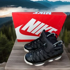 Scarpe sneakers Nike ragazzo Air Jordan 6 anelli taglia 6Y 323419-021 o donna taglia 7,5 - Foto 1 di 24