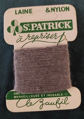 Saint Patrick Grey Wool And Nylon Darning Yarn - Image 1 of 2