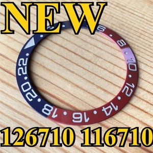 Rolex GMT Master II MK3 Inserto de bisel de cerámica para reloj 126710 116710 nuevo - Imagen 1 de 5
