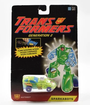 Transformers Generation 2 G2 Sparkabots Series - Sizzle Action Figure - Image 1 of 4