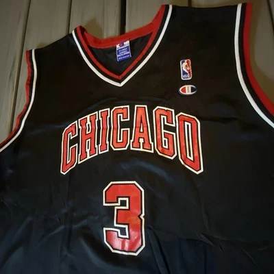 Chicago Bulls Tyson Chandler #3 Champion Jersey Vintage NBA Men's XL Rare - Image 1 of 4