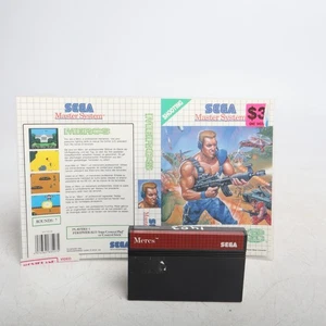 Mercs - Sega Master System Cart Laminated Cover Art - Picture 1 of 5