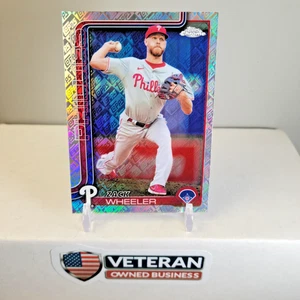 2025 TOPPS CHROME ⚾ Zach Wheeler ⚾ TOPPS REFRACTOR FANATICS EXCLUSIVE #189 - Picture 1 of 3