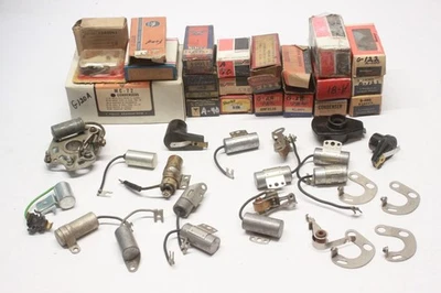 Lot of NOS Vintage Engine Ignition Distributor Rebuild Parts Condensers Points - Image 1 of 4