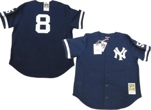 1999 Yogi Berra #8 Yankees Mens Mitchell & Ness Authentic Batting Jersey $130 - Picture 1 of 11