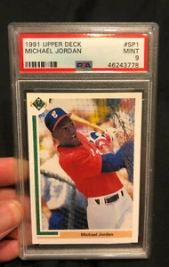 Michael Jordan 1991 Upper Deck Baseball SP1 White Sox Rookie RC PSA 9 - Picture 1 of 2