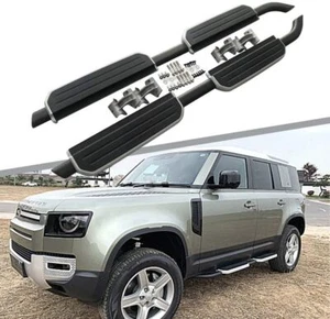 Side Steps Fit for Defender 110 L663 2020 2021 2022 2024 Running Board Nerf Bar - Imagen 1 de 5