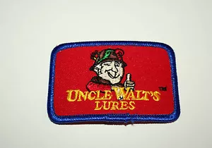 2 Uncle Walts Köder Barsch Angeln Tuch Patch 2000er NOS Neu - Bild 1 von 1