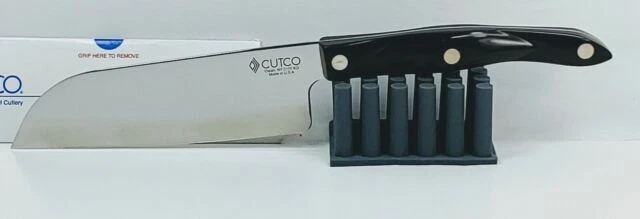 Cutco 2166 Petite Santoku Knife With 5" Blade and Classic Brown Handle