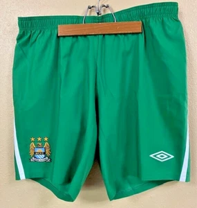 Umbro Man City Green Soccer Shorts Inner Liner - Men's XL - NWOT - Picture 1 of 4