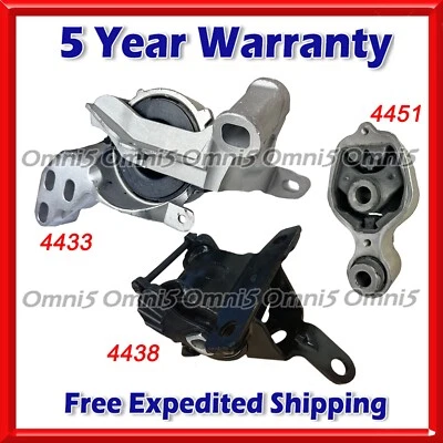 O098 Fits 2013-2018 Mazda CX-5 2.0L AWD AUTO Motor(w/Bracket) & Trans Mount 3pc - Image 1 of 4