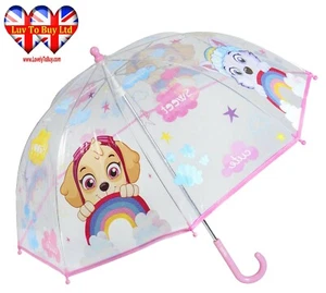 Paw Patrol Umbrella,Kids Umbrella,Transparent Umbrella,Official Licensed - Picture 1 of 8